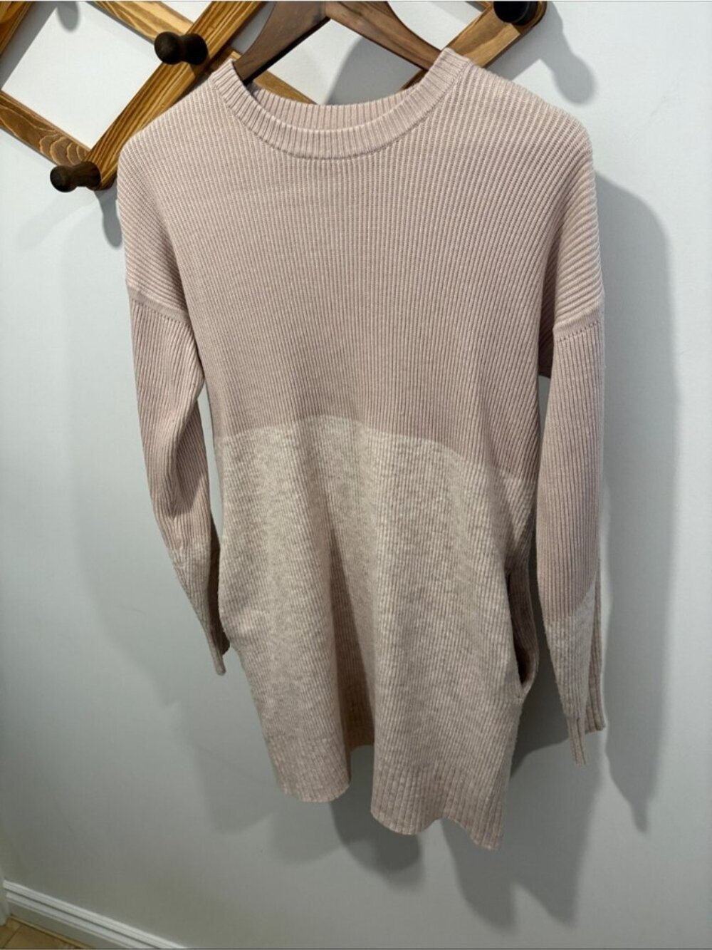 Lululemon Restful Intention Sweater in Pink Bliss/Heathered Pink Bliss